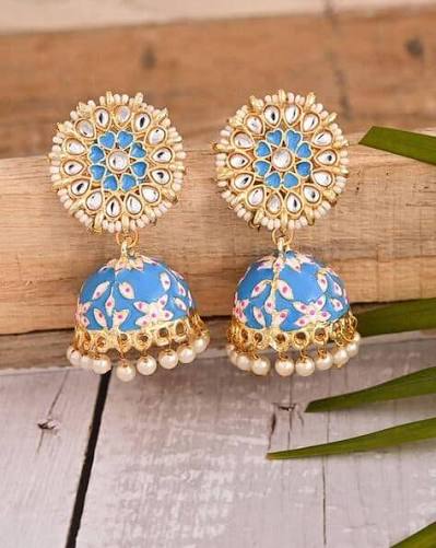 Gold-Plated Oversized Hoop Earrings