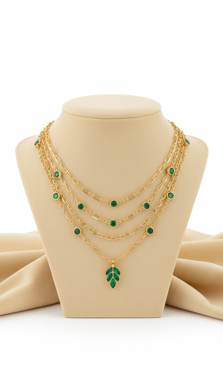 Layered Gold Chain Necklace