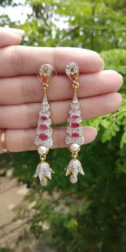 Gold-Plated Oversized Hoop Earrings