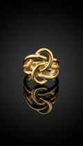 Sculpted Gold Vermeil Ring